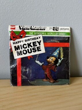 View-Master 'Happy Birthday Mickey Mouse' 3D Picture Set - 1978